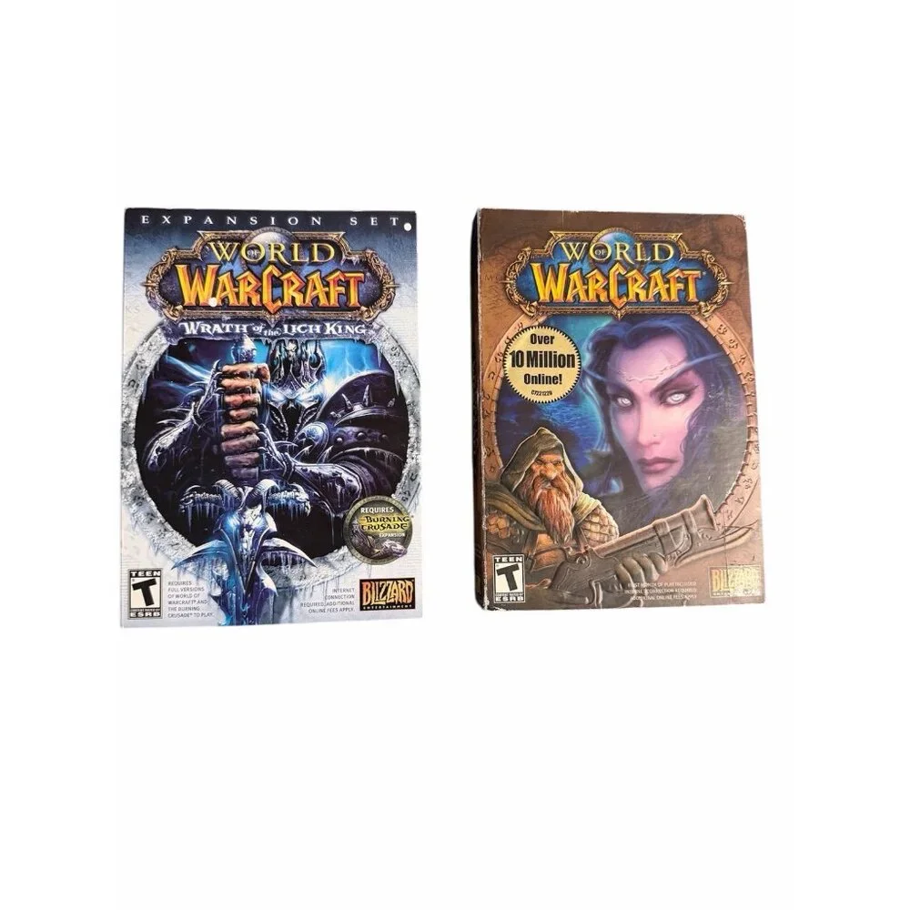 World Of Warcraft PC Game  Original Box Blizzard Video Game Bundle